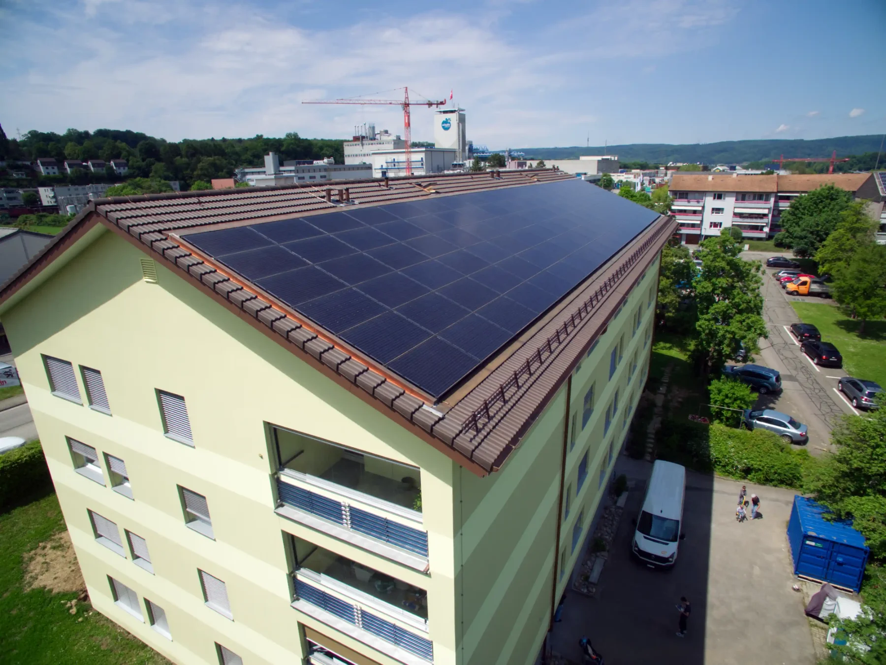 Indach Solarinstallation